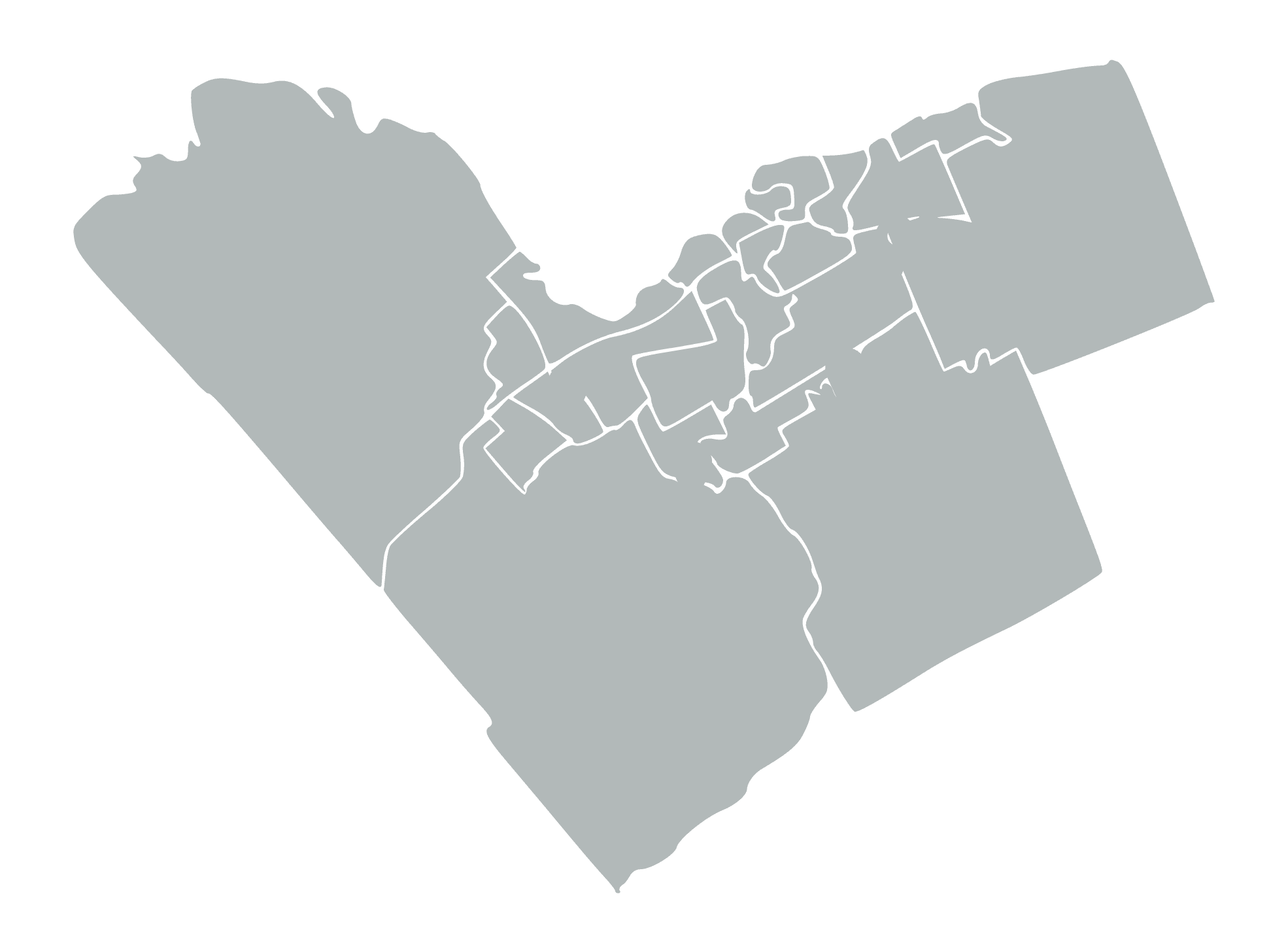 Map of the Ottawa region